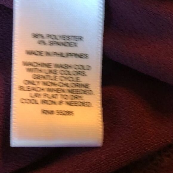 Express Purple Lace Back Tunic Top Sz.L - Picture 9 of 9